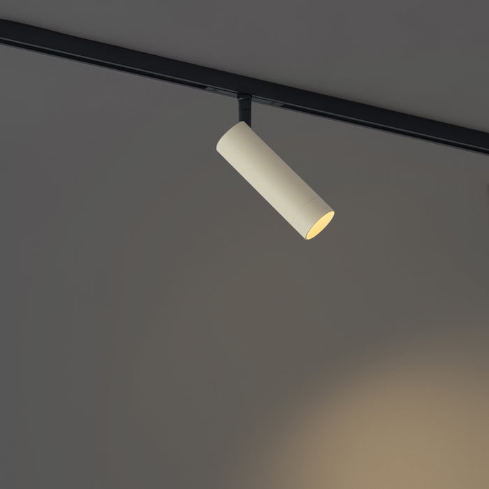 QAZQA Moderne spot beige met zwart voor railsysteem 1-fase GU10 35mm