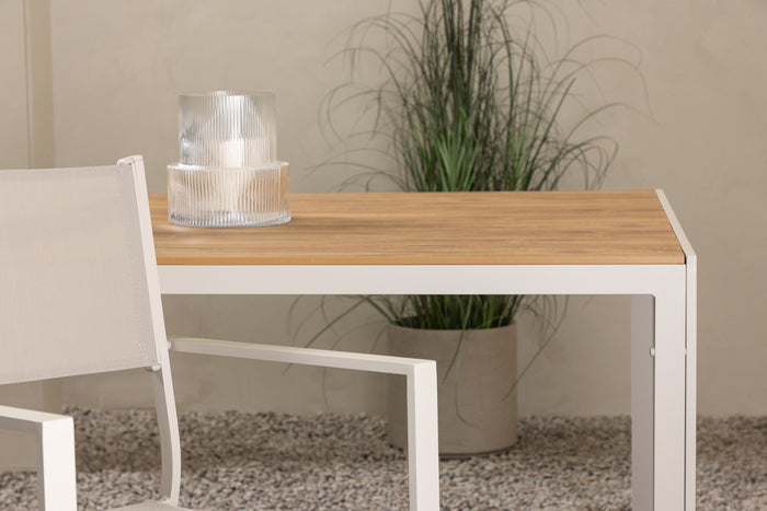 Fjôrd - Eettafel Rechthoek - Beige - 205x90x74cm - Break