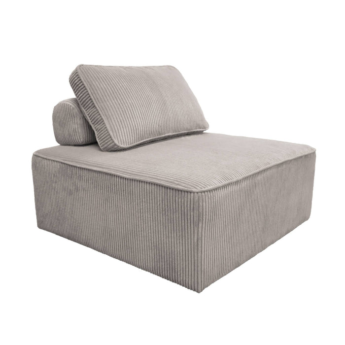 sweeek - Set van fauteuils voor modulaire bank 4 zitplaatsen corduroy