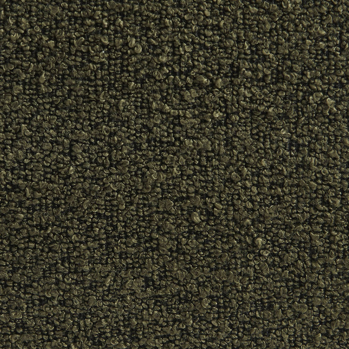 sweeek - Fauteuil bouclé stof 1 zitplaats + voetenbank