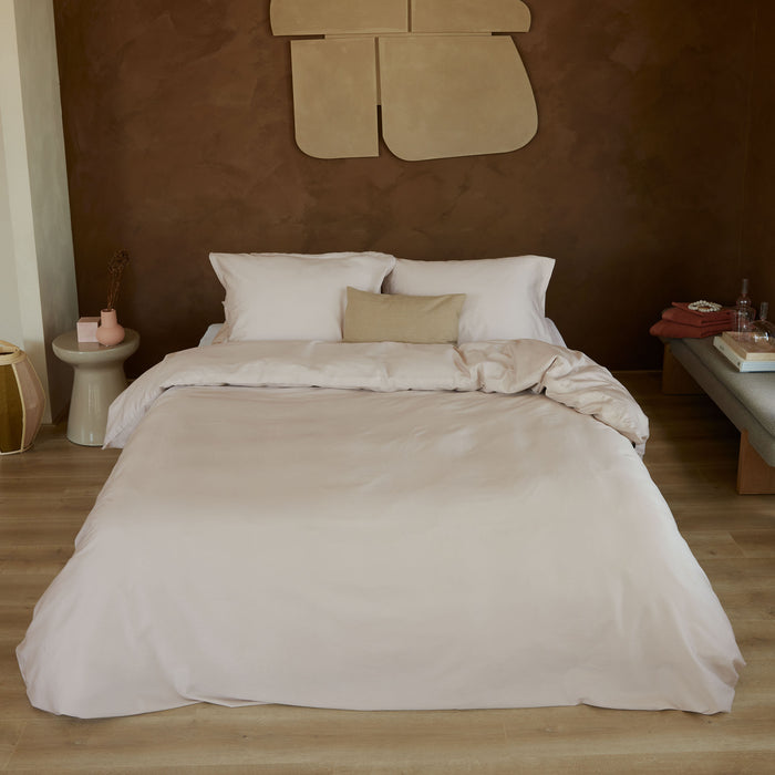 Walra Vintage Satin Dekbedovertrek 240 x 220 cm - Zand