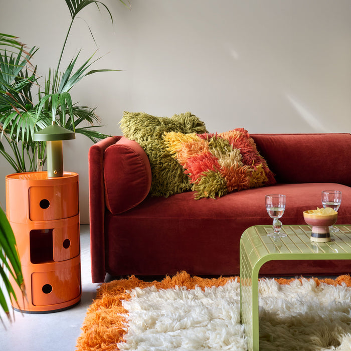 FÉST Bolster 3-zitsbank - Royal / Saffron