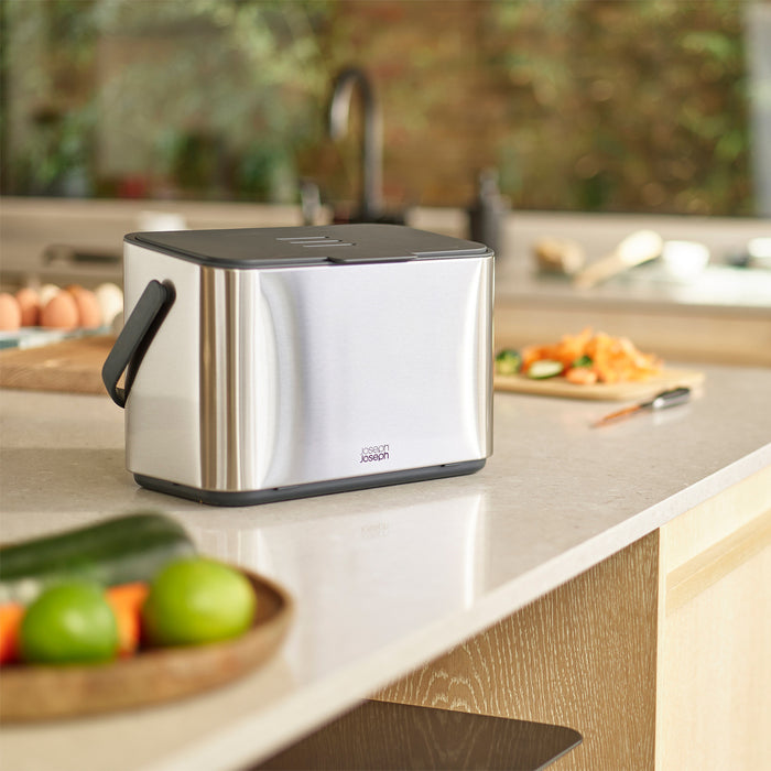 Joseph Joseph Collect Tafelafvalbakje 4 L - Stainless Steel