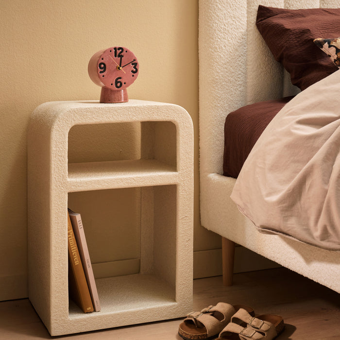 by fonQ Mara Bedframe 160 x 200 cm - Bouclé / Ivoor