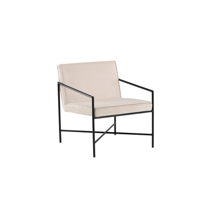 Svea - Nara fauteuil - velvet - champagne