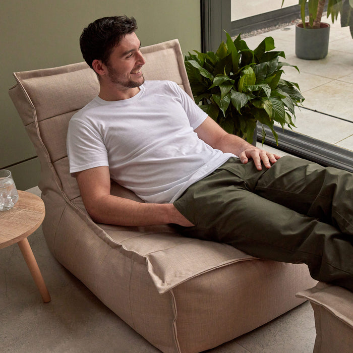 icon Dolce Lounge Zitzak - Binnen en Buiten - Beige