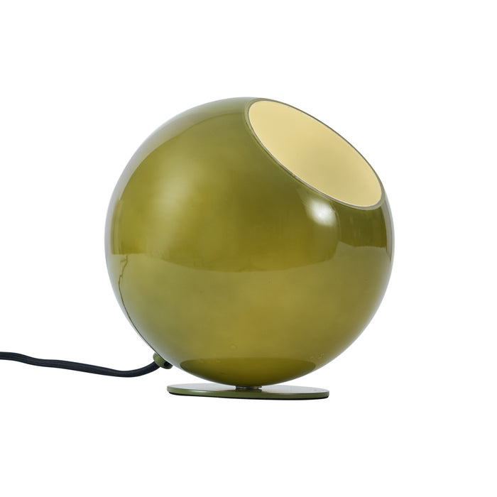 QAZQA Retro tafellamp groen met glas - Mabel