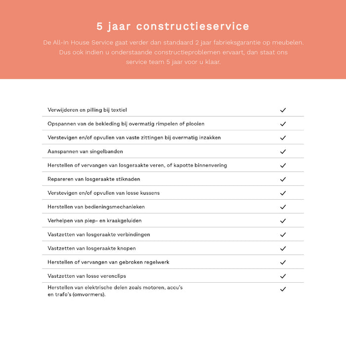 All-in House Service - Boxspring – incl. 5 Jaar Garantie