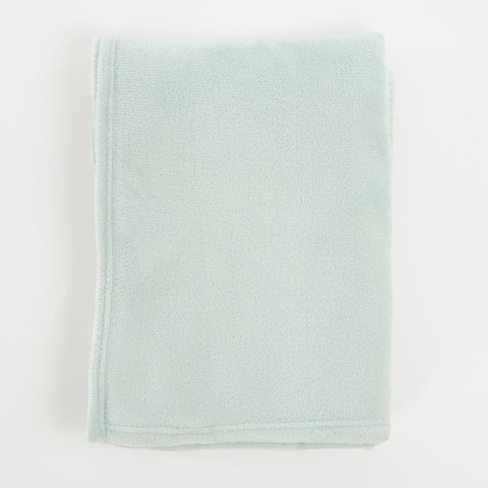 Mica Decorations Famke Fleece Plaid - 180 x 130 cm - Mintgroen