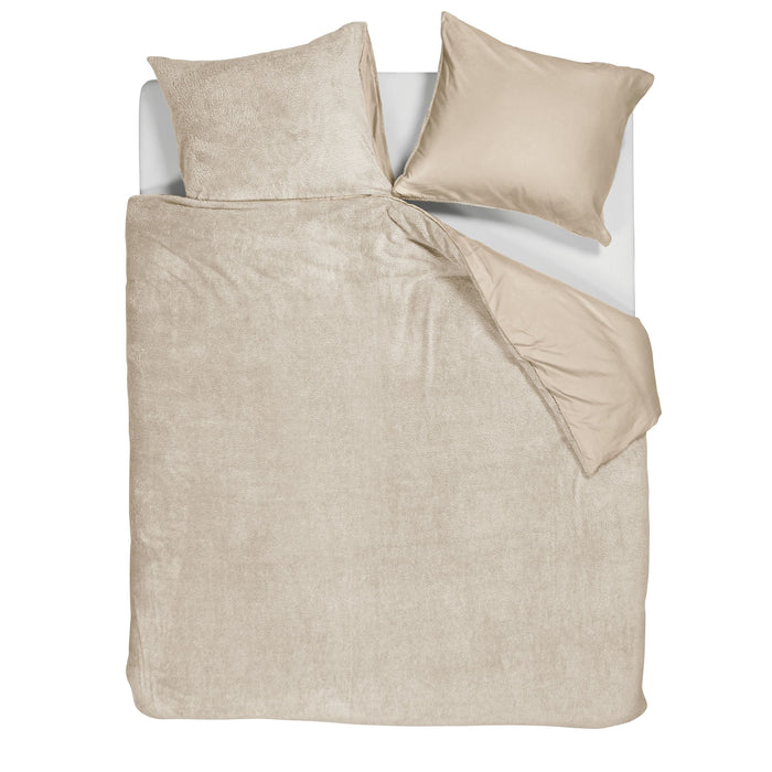 Ambiante Plush Dekbedovertrek 200 x 200/220 cm - Zand