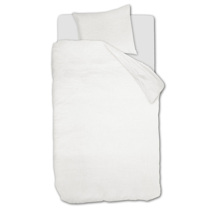 vtwonen Gentle Embrace Dekbedovertrek 140 x 200/220 cm - Wit