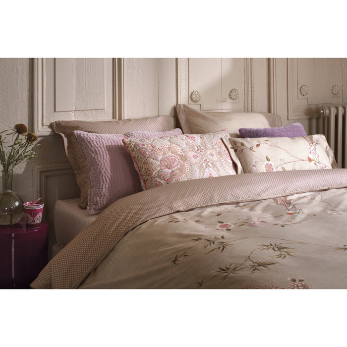 Pip Studio Bamboo Blossom Dekbedovertrek 140 x 200/220 cm - Khaki