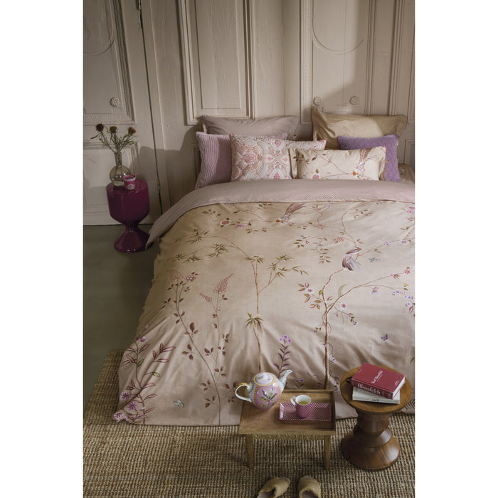 Pip Studio Bamboo Blossom Dekbedovertrek 200 x 200/220 cm - Khaki