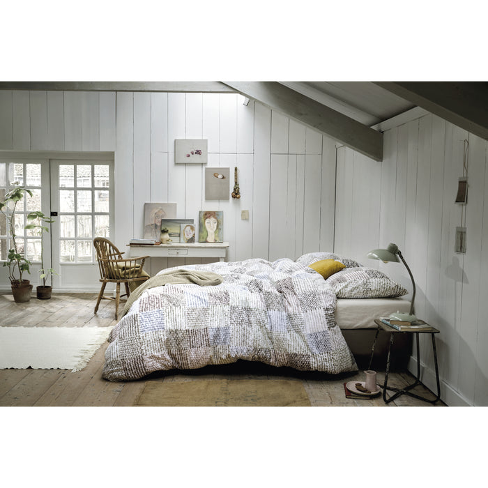 Ariadne at Home Patches Dekbedovertrek 140 x 200/220 cm - Naturel