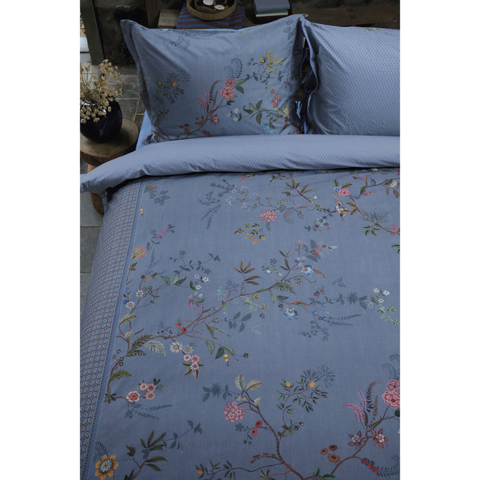 Pip Studio Tutti I Fiori Dekbedovertrek 140 x 200/220 cm - Donkerblauw