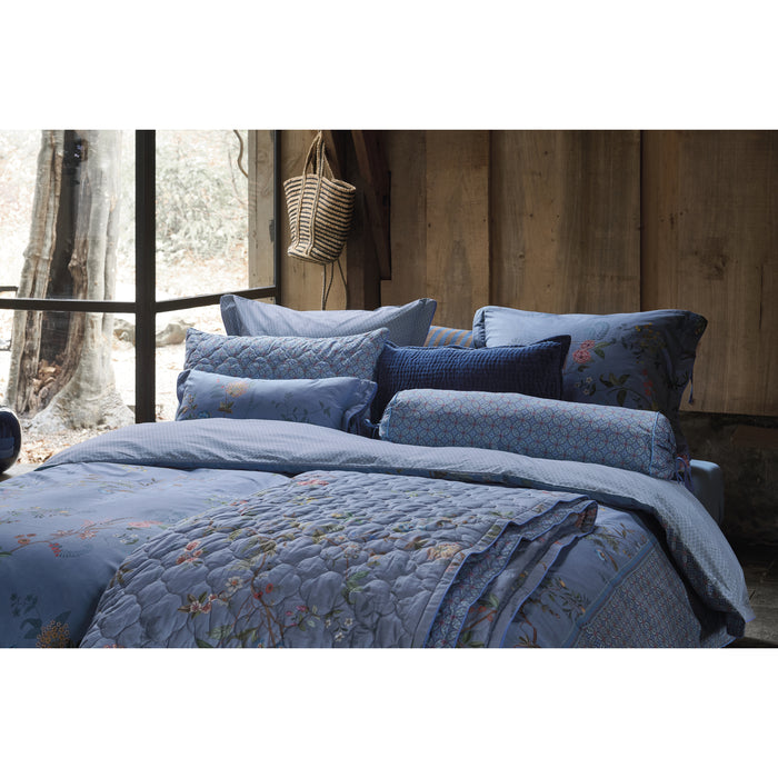 Pip Studio Bustani Dekbedovertrek 240 x 200/220 cm - Blauw