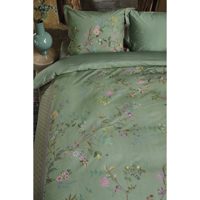 Pip Studio Bustani Dekbedovertrek 240 x 200/220 cm - Groen