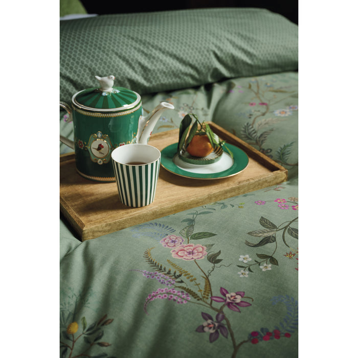 Pip Studio Bustani Dekbedovertrek 200 x 200/220 cm - Groen