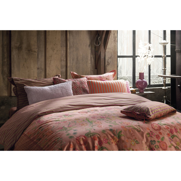 Pip Studio Coco Flower Dekbedovertrek 200 x 200/220 cm - Koraal