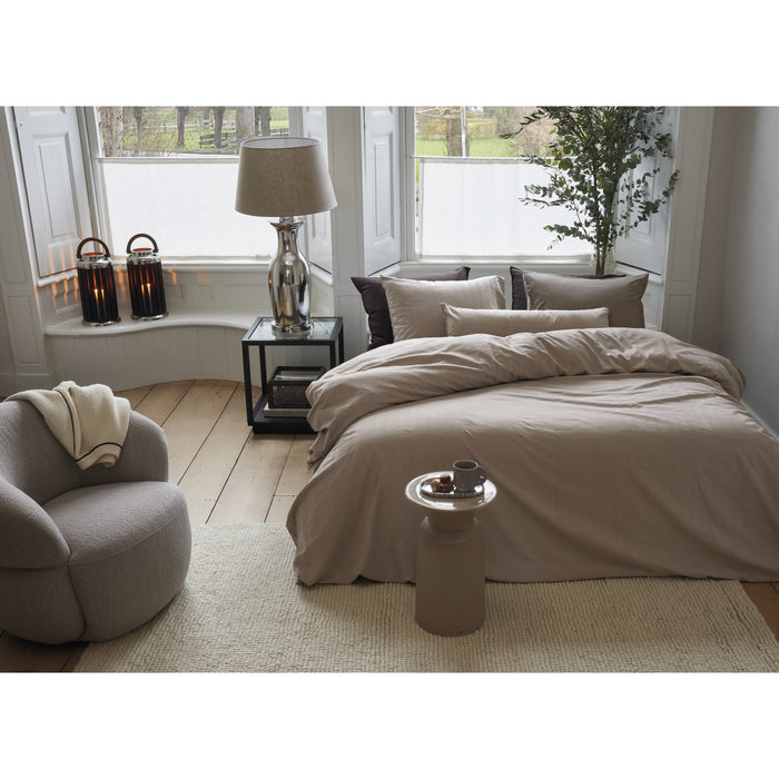 Rivièra Maison Connor Dekbedovertrek 140 x 200/220 cm - Zand