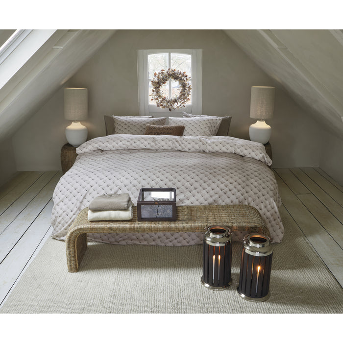 Rivièra Maison Woven Wool Dekbedovertrek 140 x 200/220 cm - Naturel