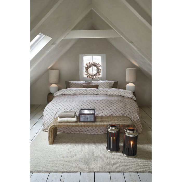 Rivièra Maison Woven Wool Dekbedovertrek 140 x 200/220 cm - Naturel