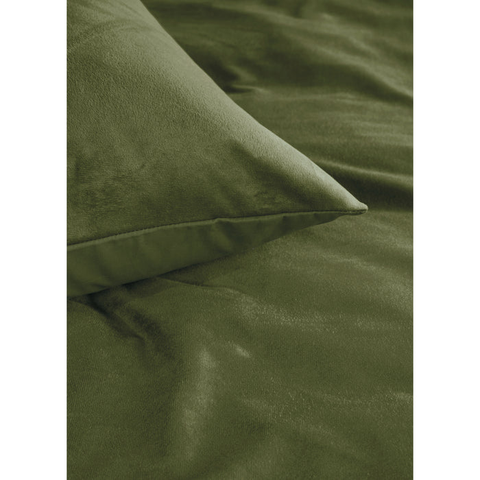 Ambiante Velvety Dekbedovertrek 240 x 200/220 cm - Groen