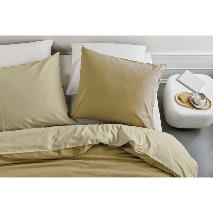 Beddinghouse Warm Dekbedovertrek 200 x 200/220 cm - Geel