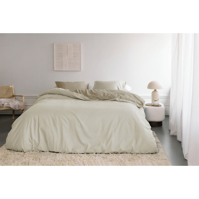 Beddinghouse Warm Dekbedovertrek 240 x 200/220 cm - Zand