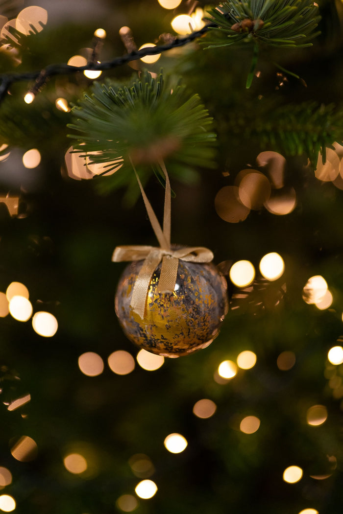 TS Collection - Kerstbal Shadow gold - Set van 3