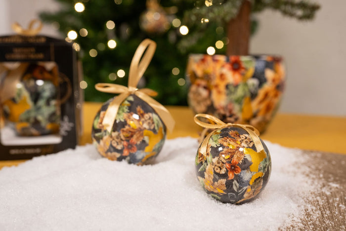 TS Collection - Kerstbal Berry blue - Geschenkverpakking