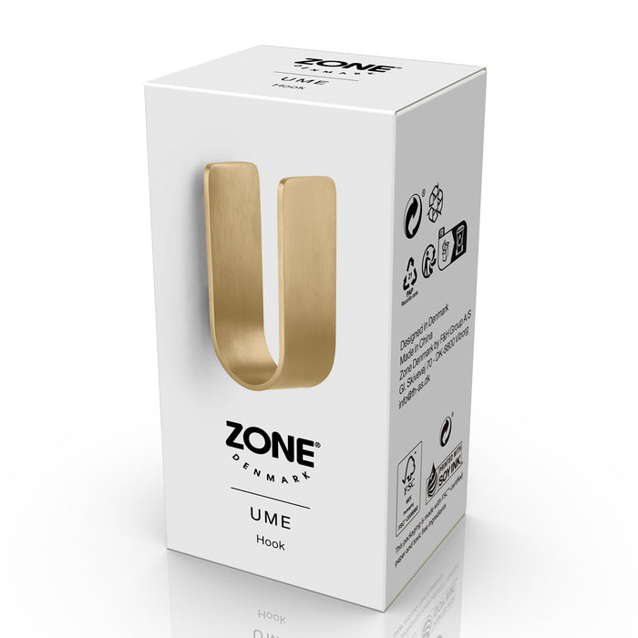 Zone Denmark Ume Handdoekhaak - Messing