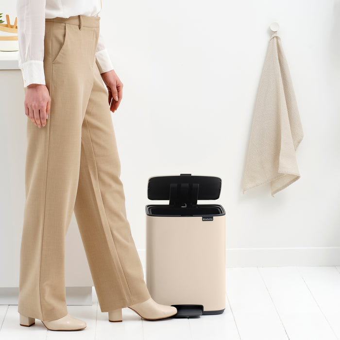 Brabantia Bo Pedaalemmer 12 L - Soft Beige