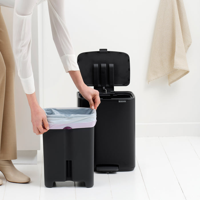 Brabantia Bo Pedaalemmer 12 L - Matt Black