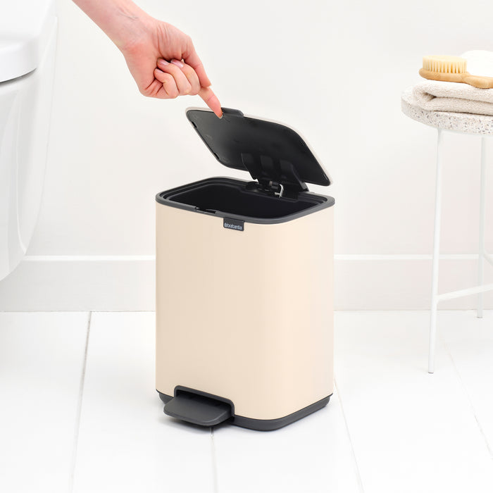 Brabantia Bo Pedaalemmer 4 L - Soft Beige