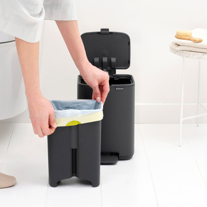 Brabantia Bo Pedaalemmer 4 L - Mineral Infinite Grey