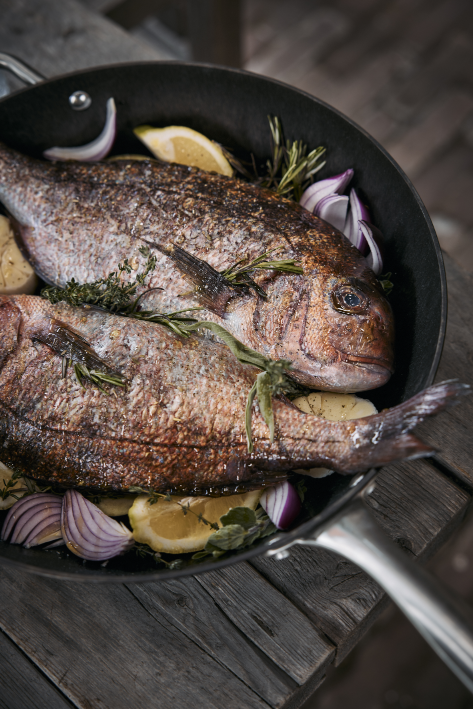 Skottsberg - Cast Iron - Wokpan - Gietijzer - Inductie -34 cm