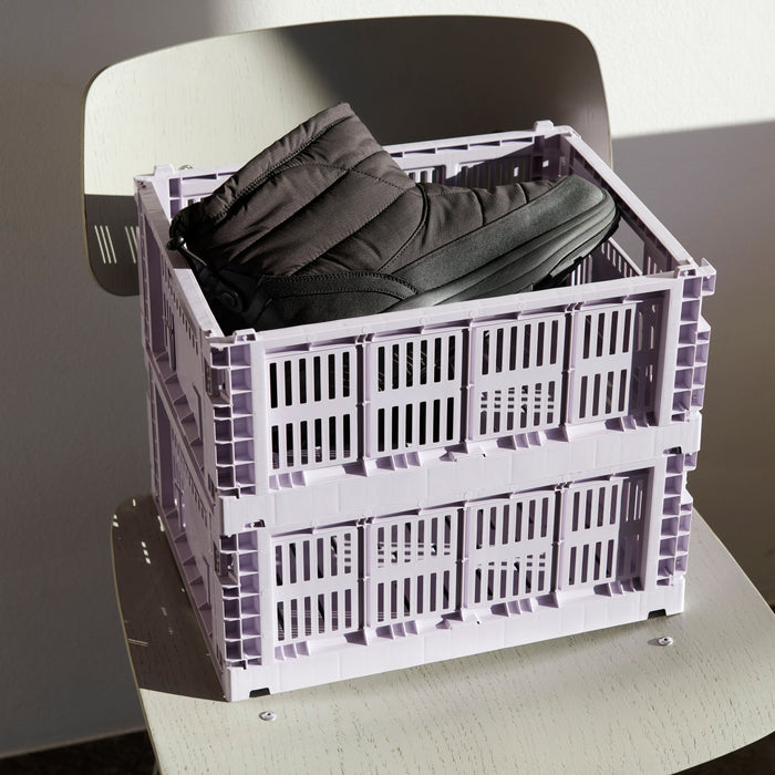 HAY Colour Crates Krat M - Rechthoekig - Lavender