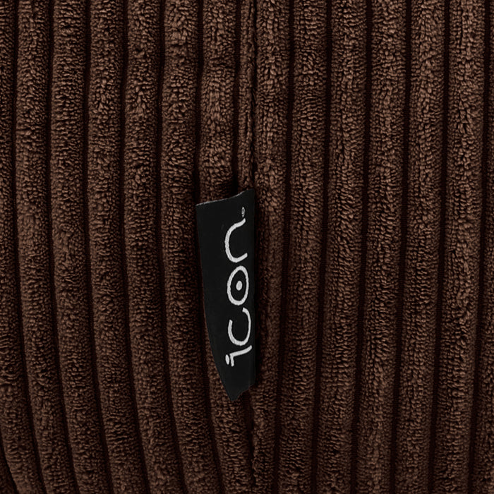 icon Kingston Zitzak - Ribfluweel - Chocolade