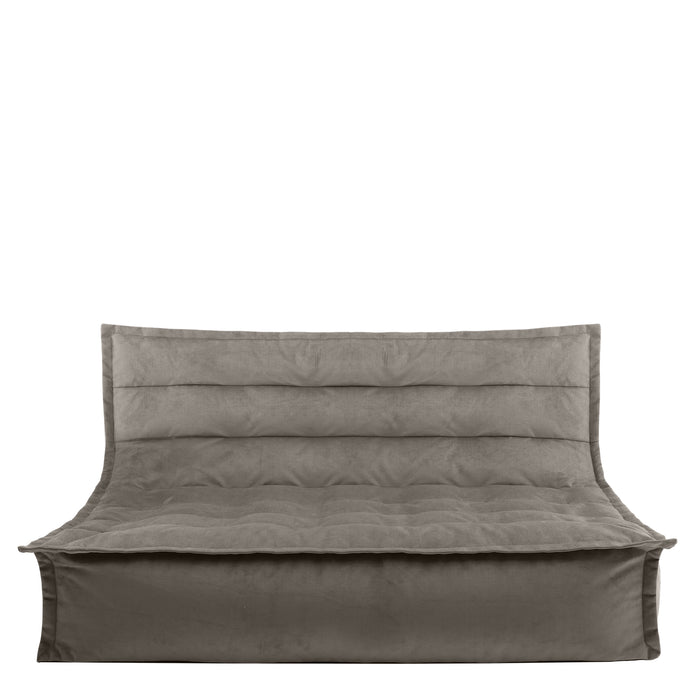 icon Kota 2-zitsbank - Zitzak - Velours - Houtskool