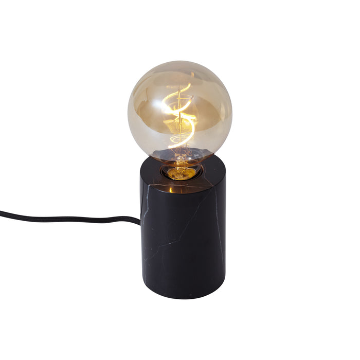QAZQA Moderne tafellamp zwart marmer - Marissa