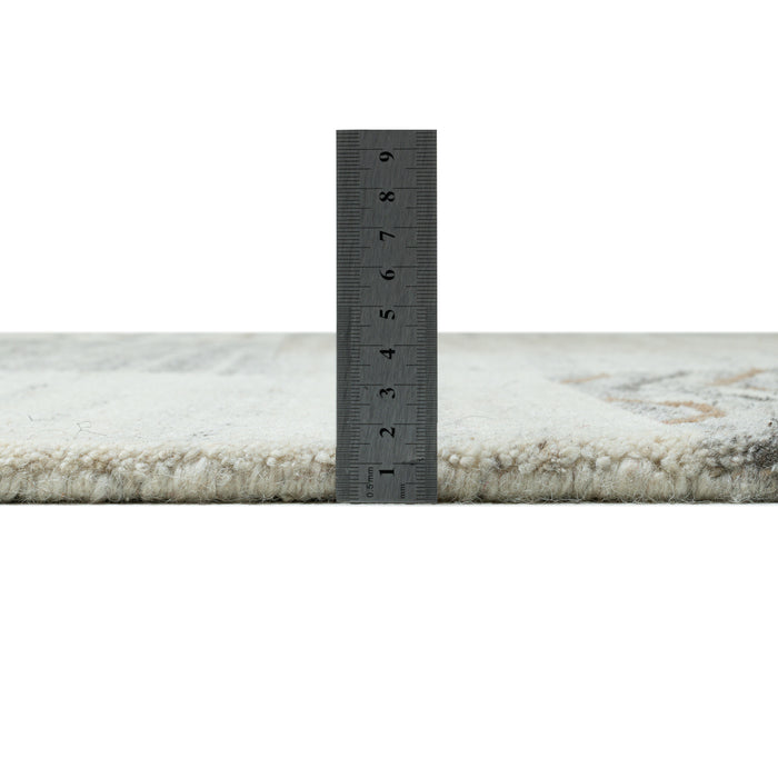 Theko Handgeknoopt wollen tapijt Nakarta 190x290 cm - Beige