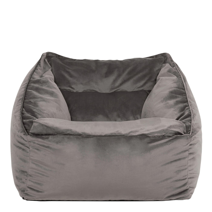 icon Natalia Zitzak Fauteuil - Velours - Houtskool