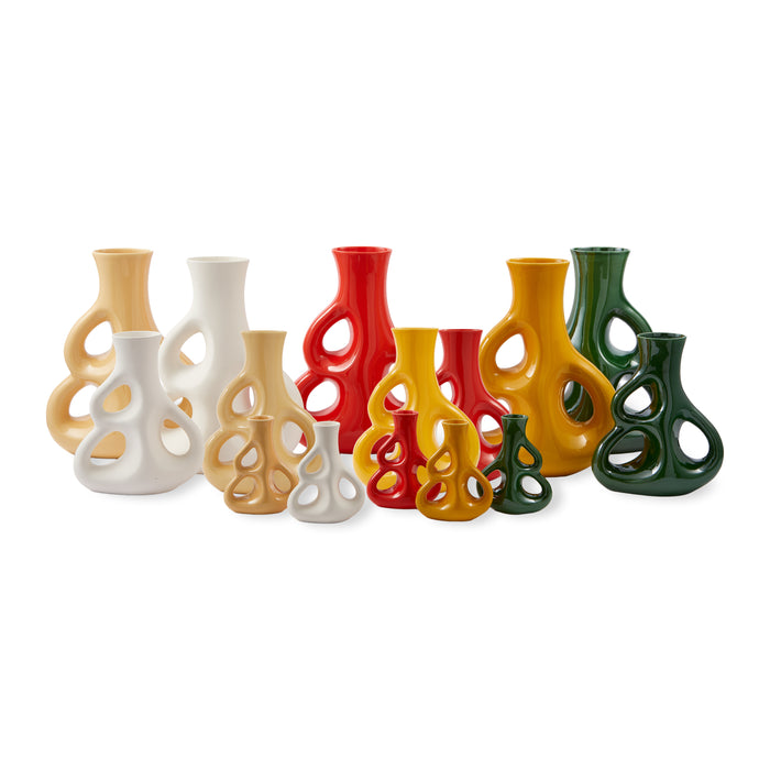 POLSPOTTEN Three Ears Vaas - Wit