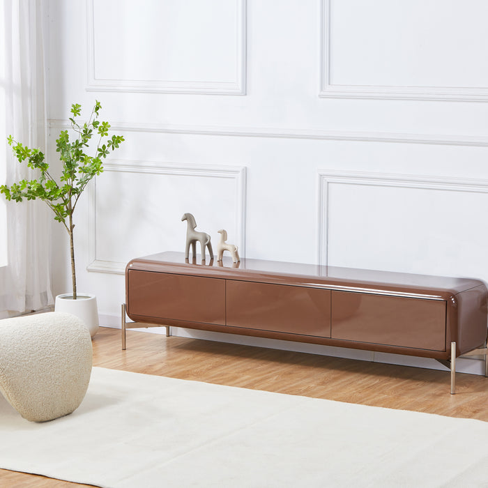 by fonQ Glinta Tv-meubel - Chocolade Bruin