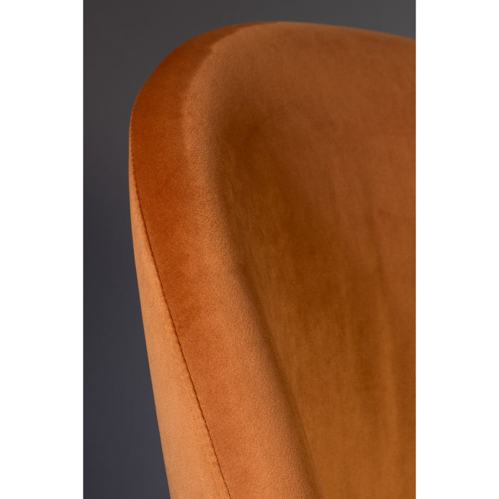 Dutchbone Barbara Stoel Oranje - Set van 2