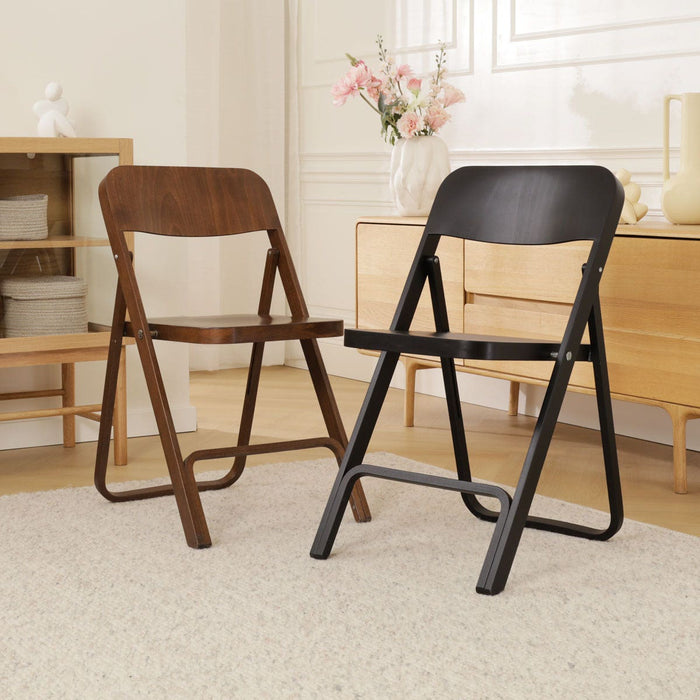 Fameg Flip Houten Klapstoel Walnoot