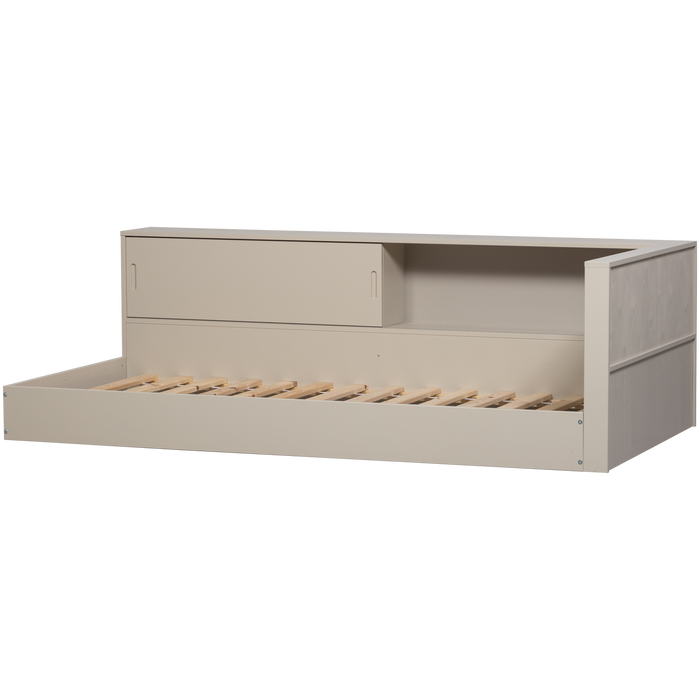 WOOOD Carter Hoekbed Links|Rechts - Grenenhout - Dust|Beige - 90x200