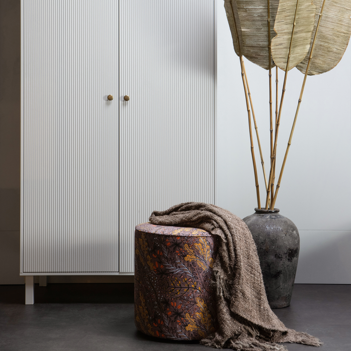 WOOOD Madu Garderobekast - Grenen - Wolkengrijs -  195x100x53