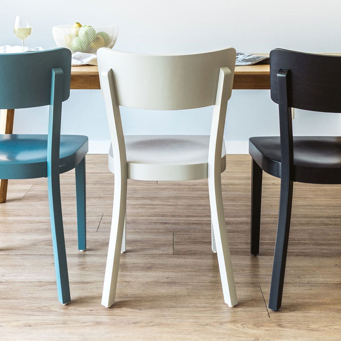 Fameg Fergus Houten Eetkamerstoel Wit